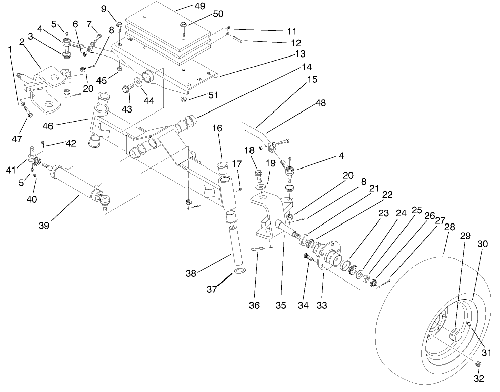 Rear Axle Assembly (model No. 30301)