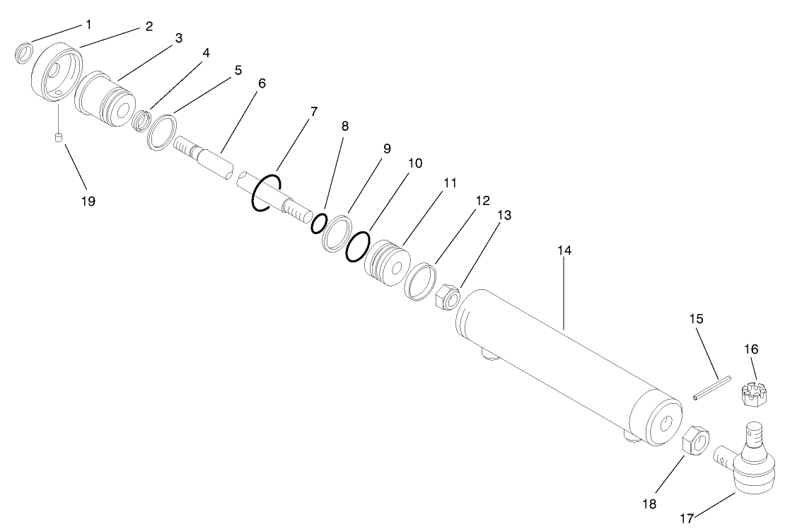 Steering Cylinder Assembly No. 93-5502