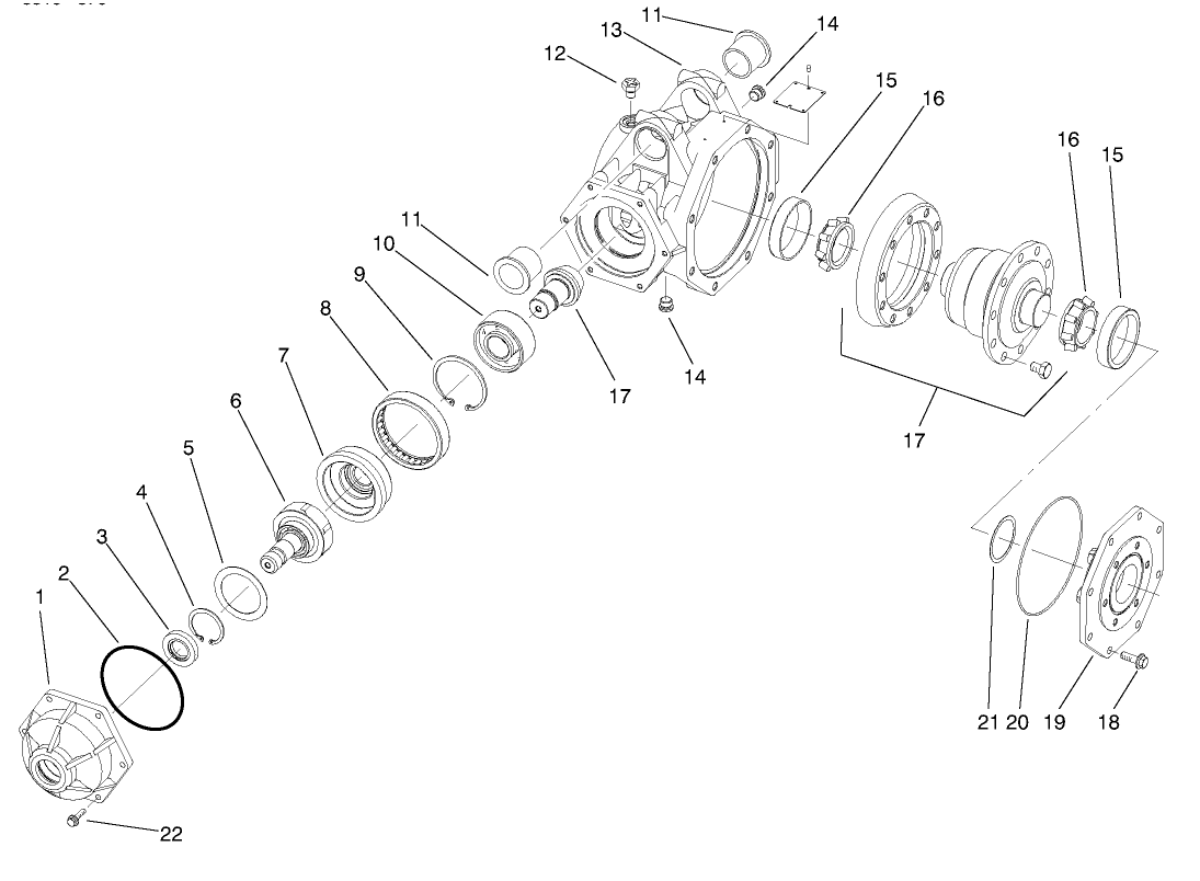 4wd Axle-Housing Assembly