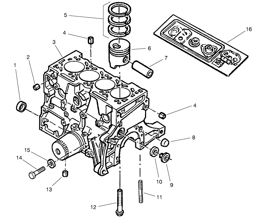 Cylinder Block Assembly