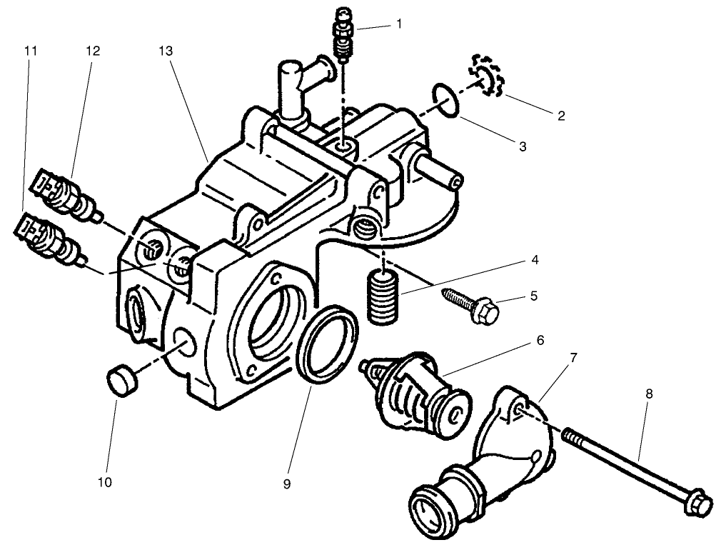 Coolant Outlet Box Assembly