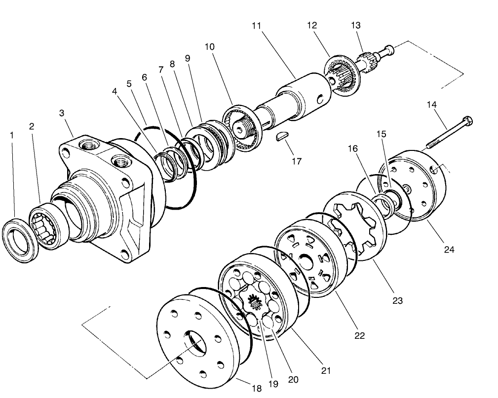 Hydraulic Drive Motor Assembly No. 92-9199