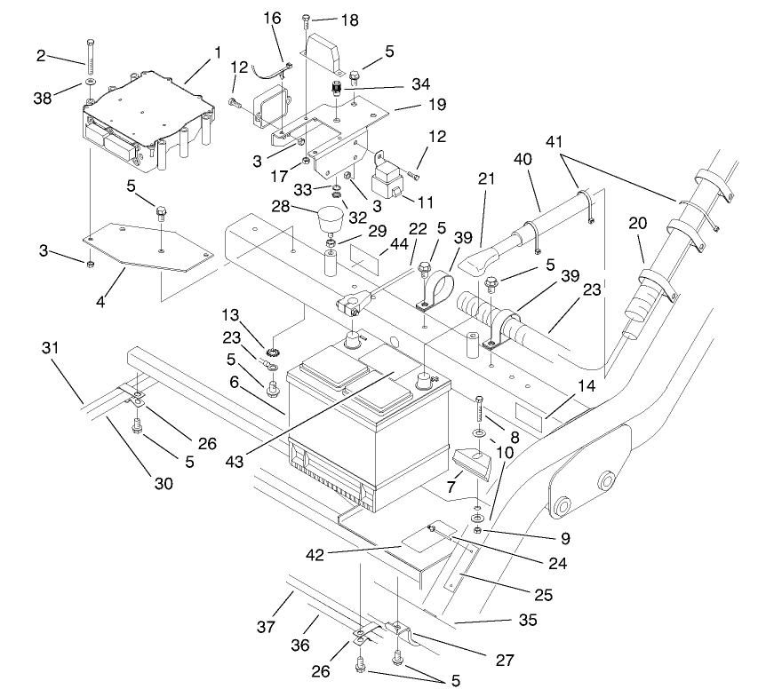 Battery & Controller Assembly
