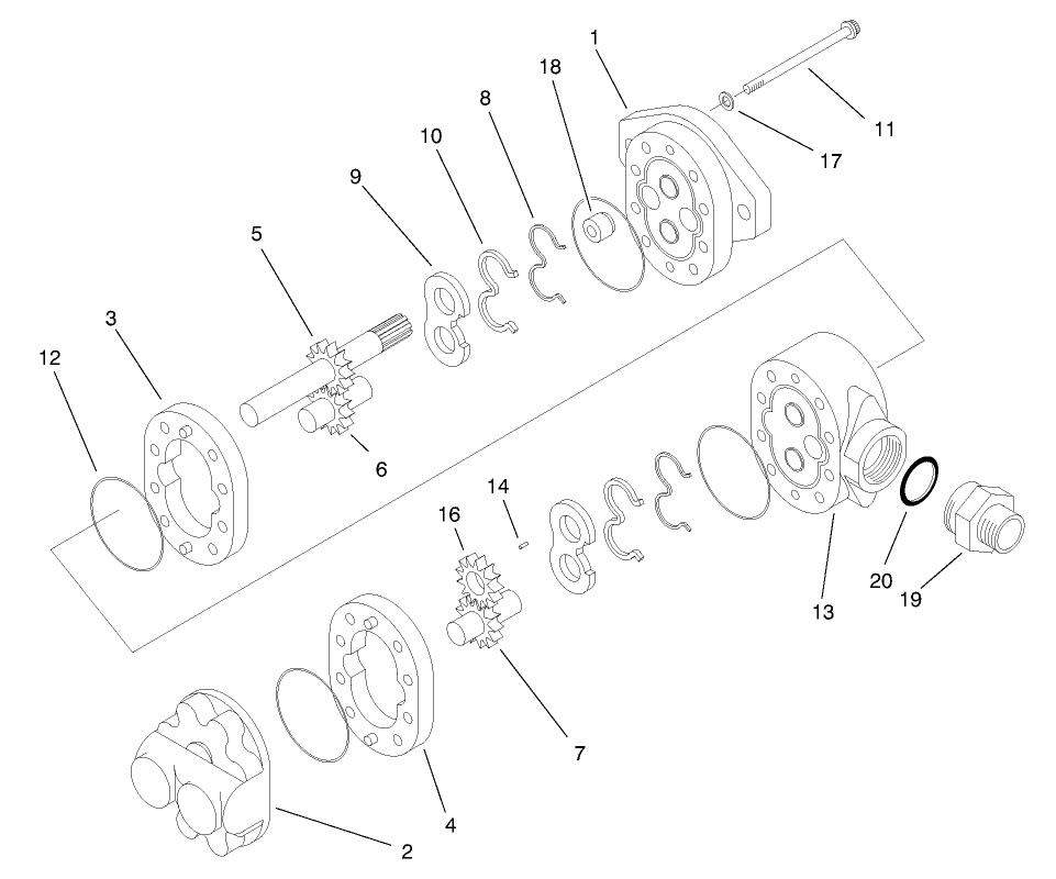 Gear Pump Assembly No. 95-0533