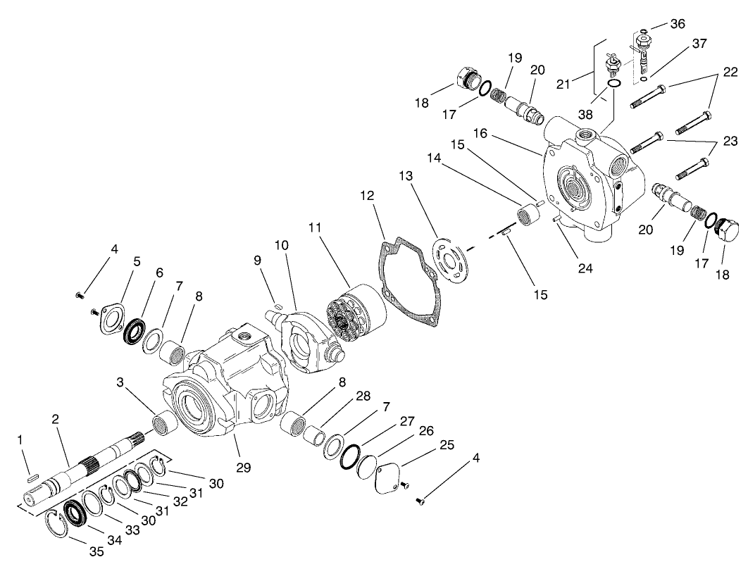 Hydrostat Assembly No. 93-2586