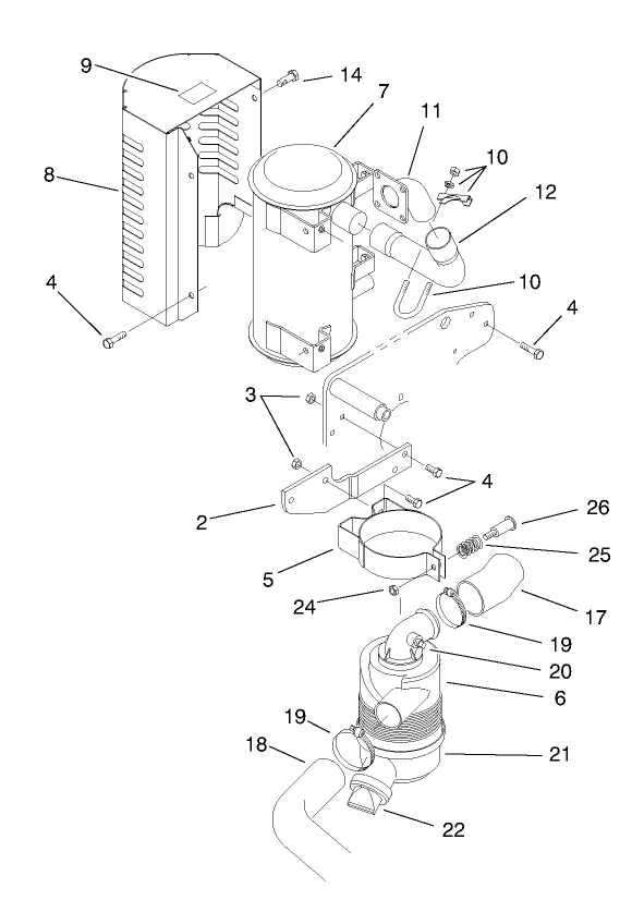 Muffler & Air Cleaner Assembly