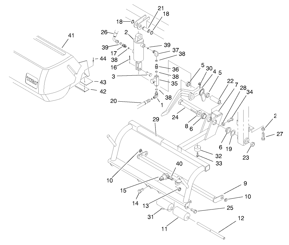Pull Frame Assembly-Rear