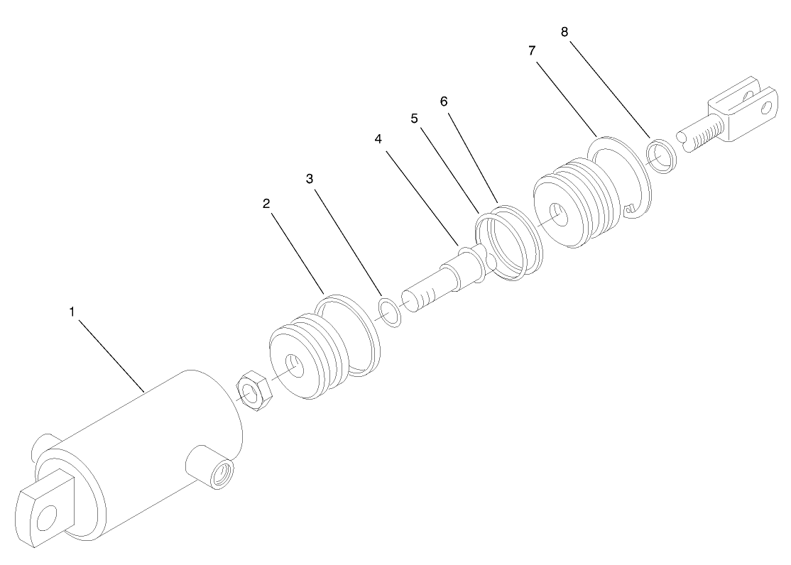 Hydraulic Cylinder No. 94-6357