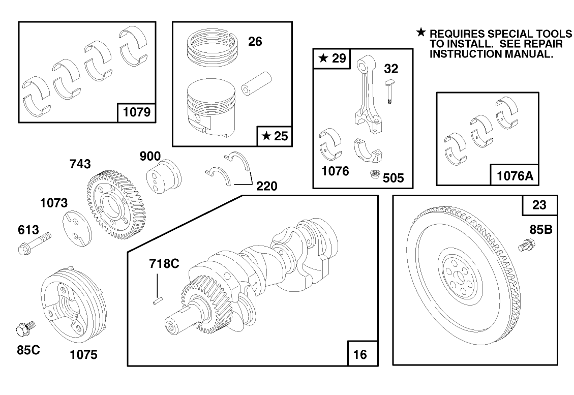 Engine Briggs & Stratton Model 433447-0115-A1