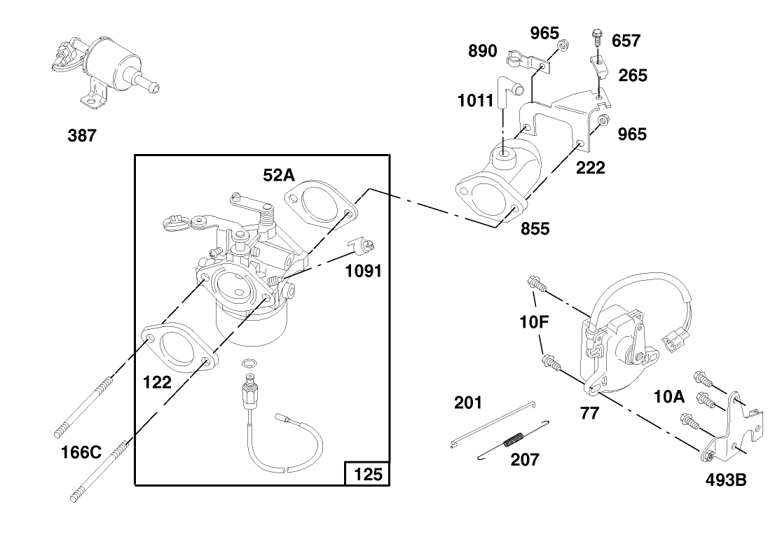 Engine Briggs & Stratton Model 433447-0115-A1