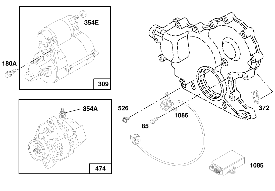 Engine Briggs & Stratton Model 433447-0115-A1