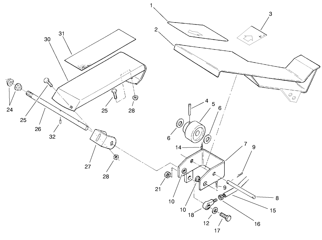 Traction Pedal Assembly