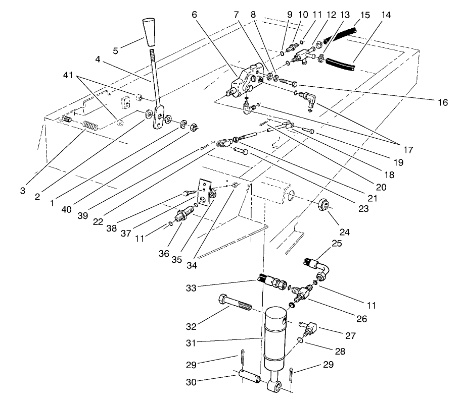 Hydraulic Lift System Assembly