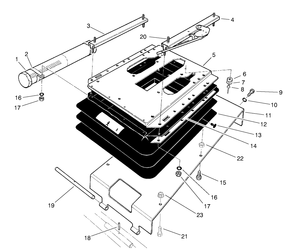 Seat Pivot And Bellows Assembly