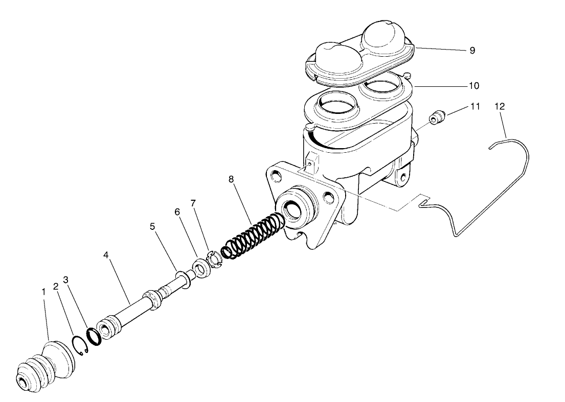Brake System Master Cylinder No. 69-2640