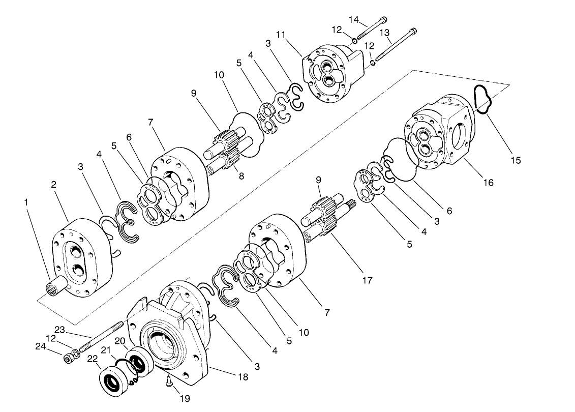 Double Gear Pump No. 69-2050