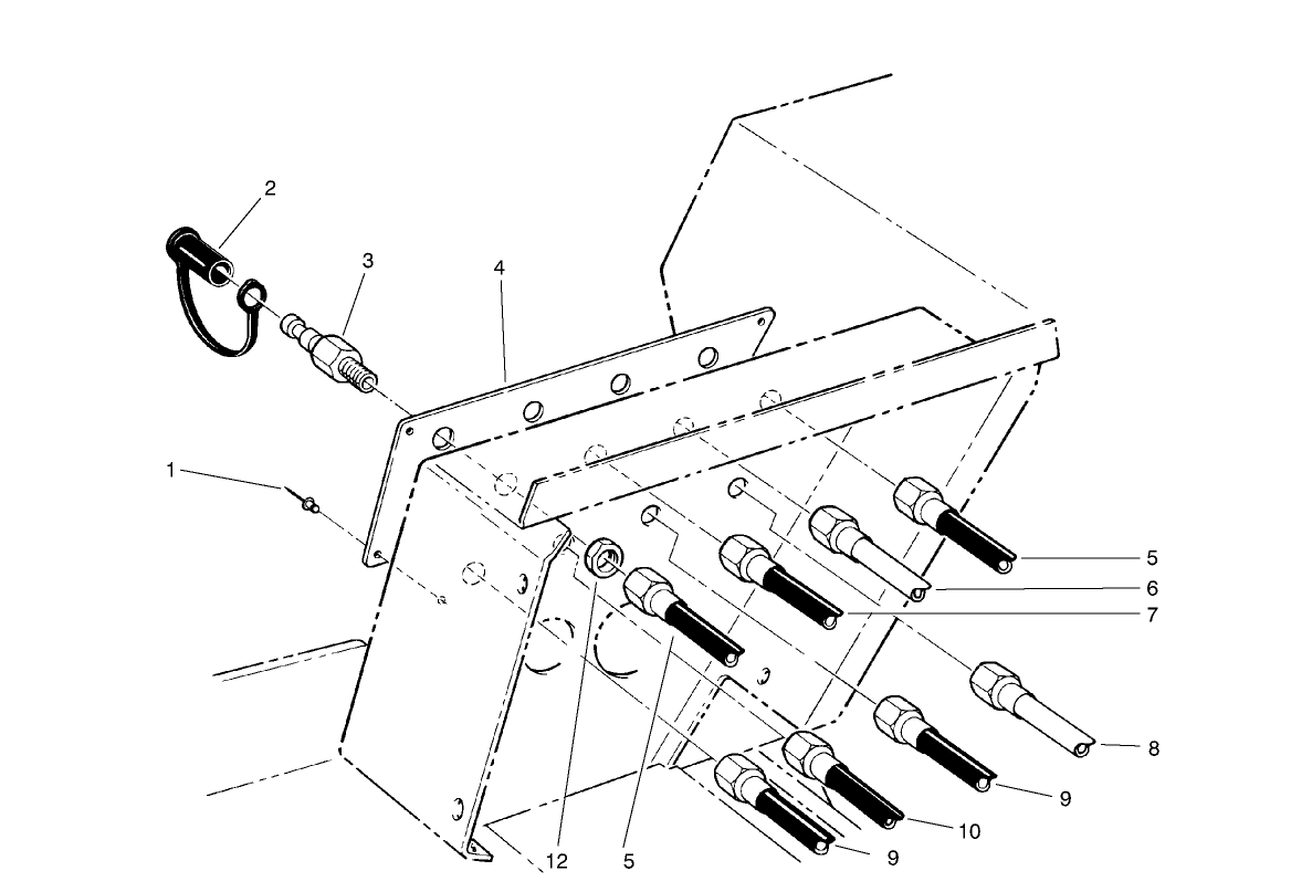 Hydraulic System Diagnostic Panel Assembly
