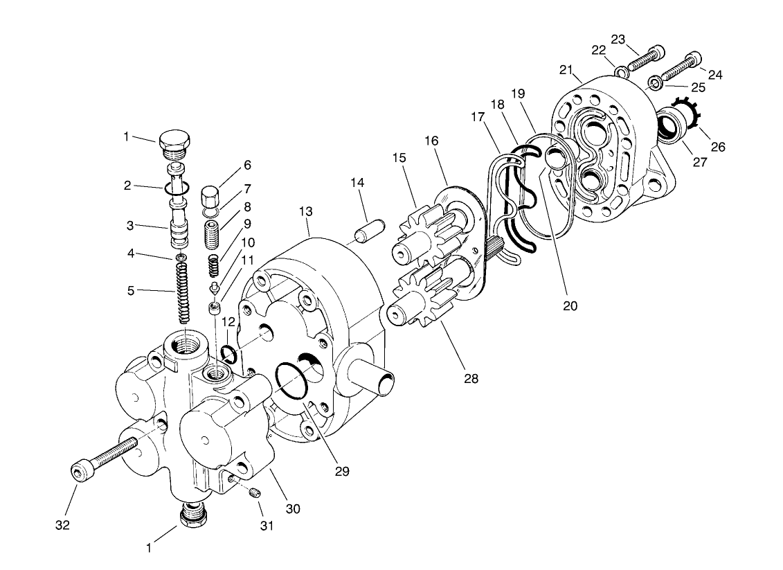 Gear Pump & Flow Divider No. 69-2220