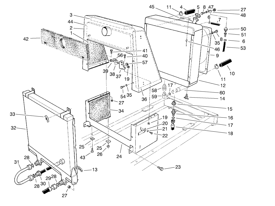Radiator & Oil Cooler Assembly