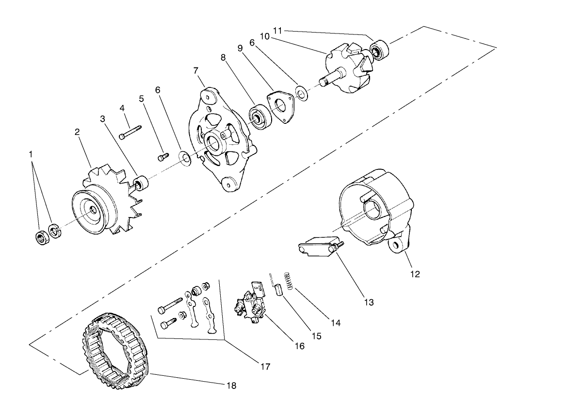 Alternator Assembly No. 70-5760