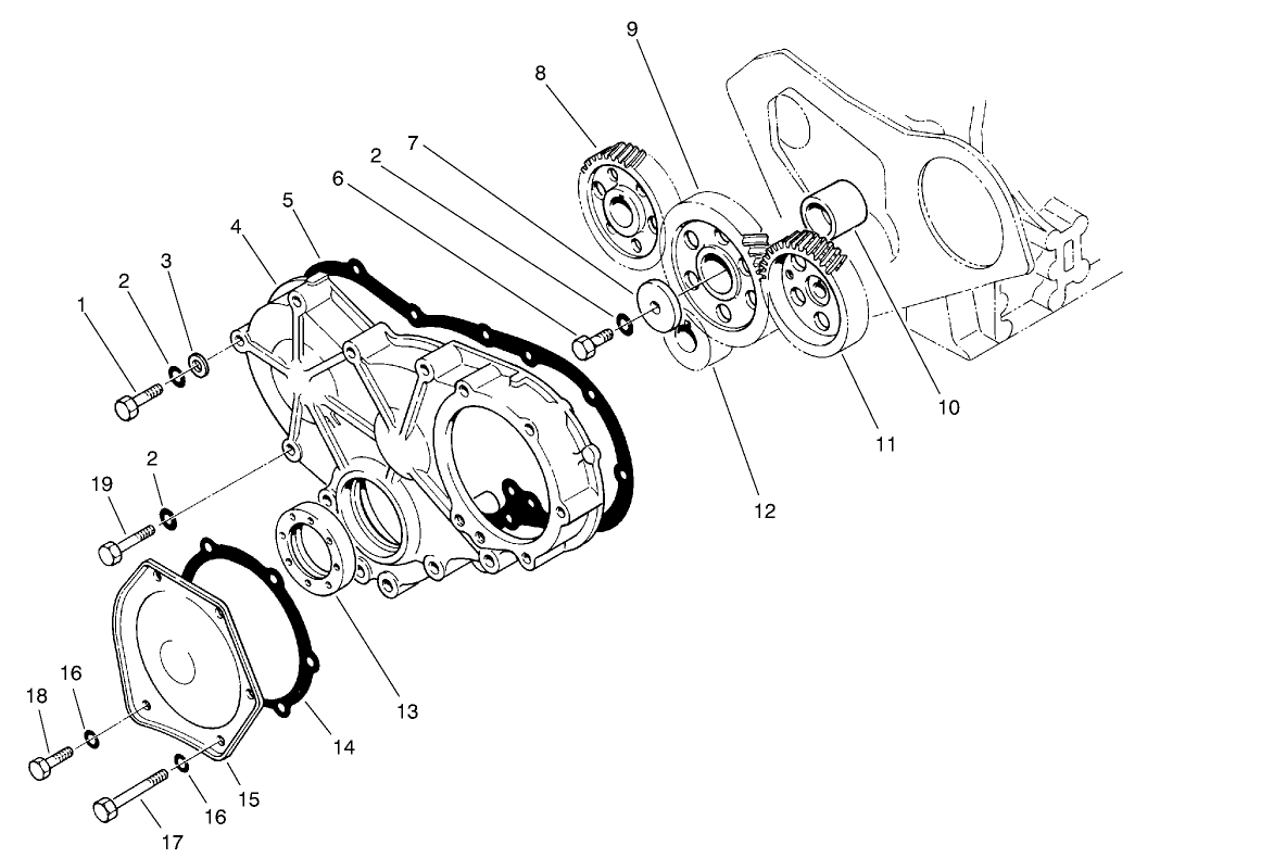 Timing Gear Case Assembly