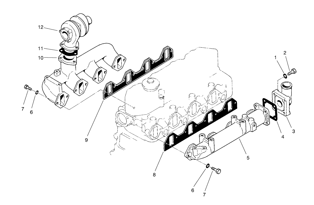 Intake & Exhaust Manifold Assembly