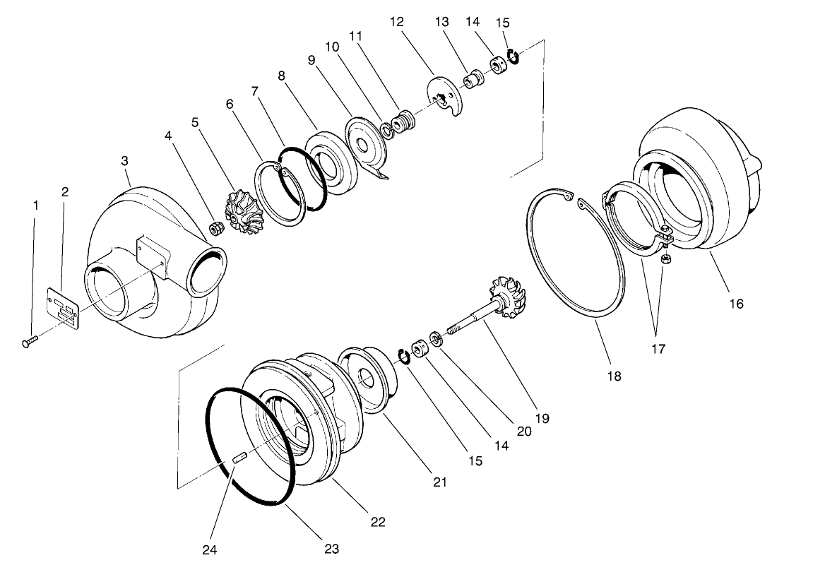 Turbocharger Assembly No. 70-6430