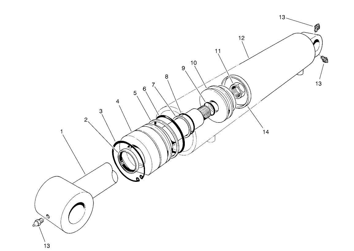 Hydraulic Cylinder Assembly No. 92-4971