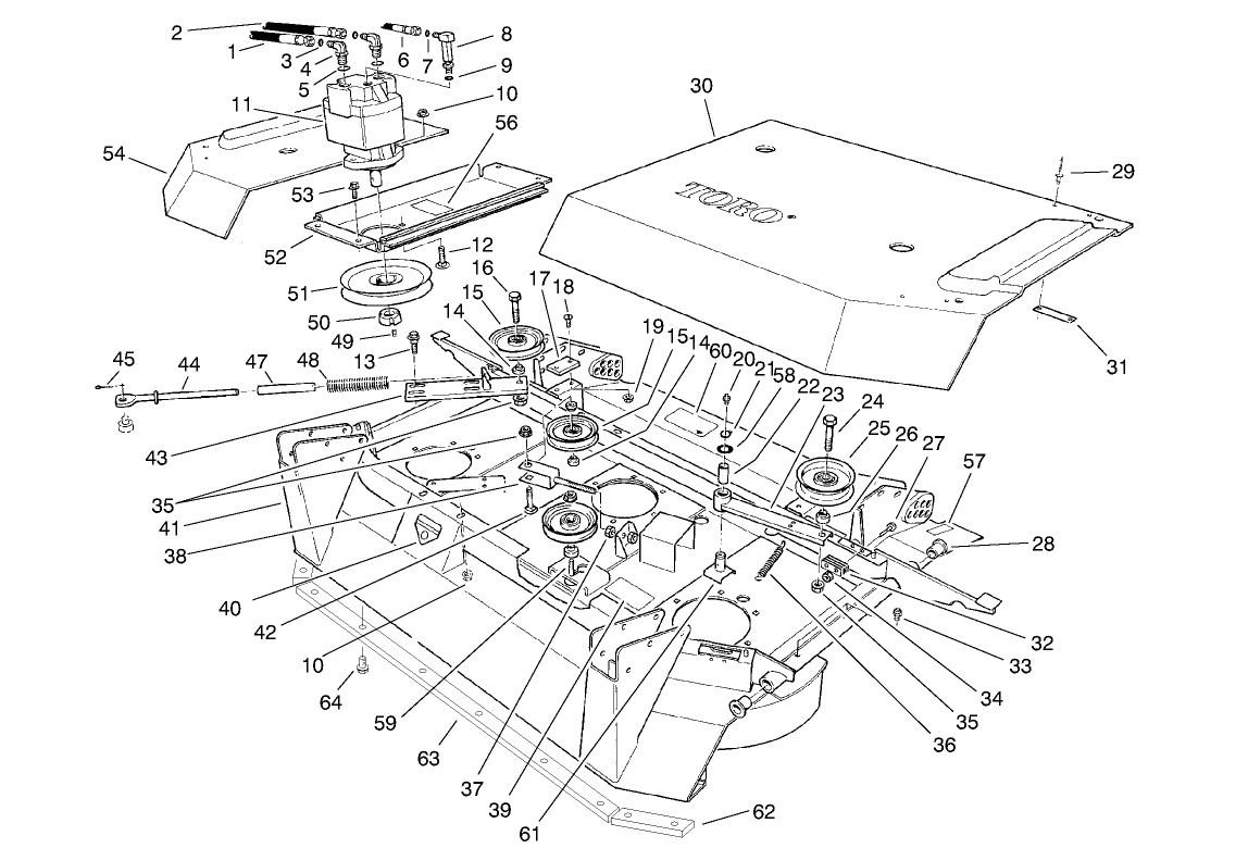 Center Deck Model No. 30592