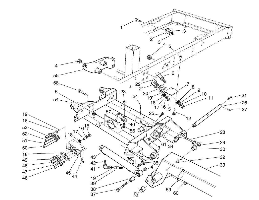 Wing Deck Lift Assembly