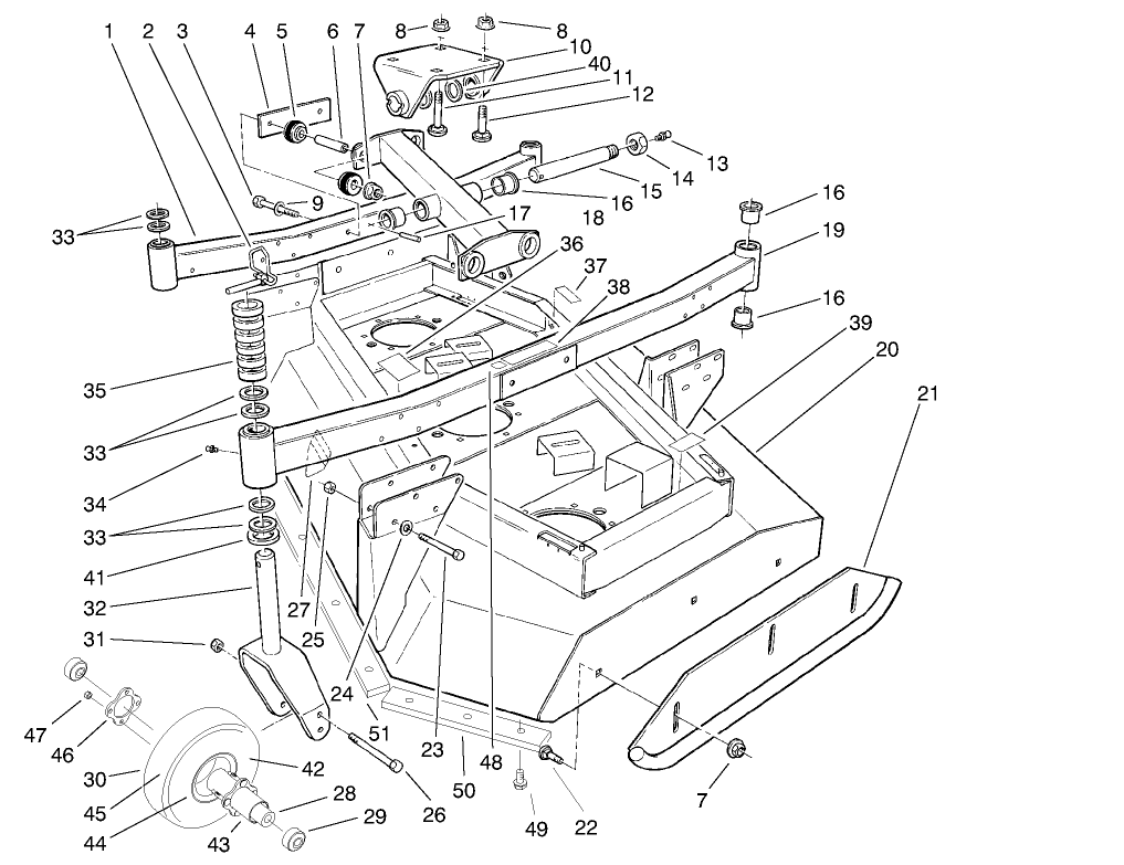 Wing Deck Model No 30591 L.h. & 30593 R.h.