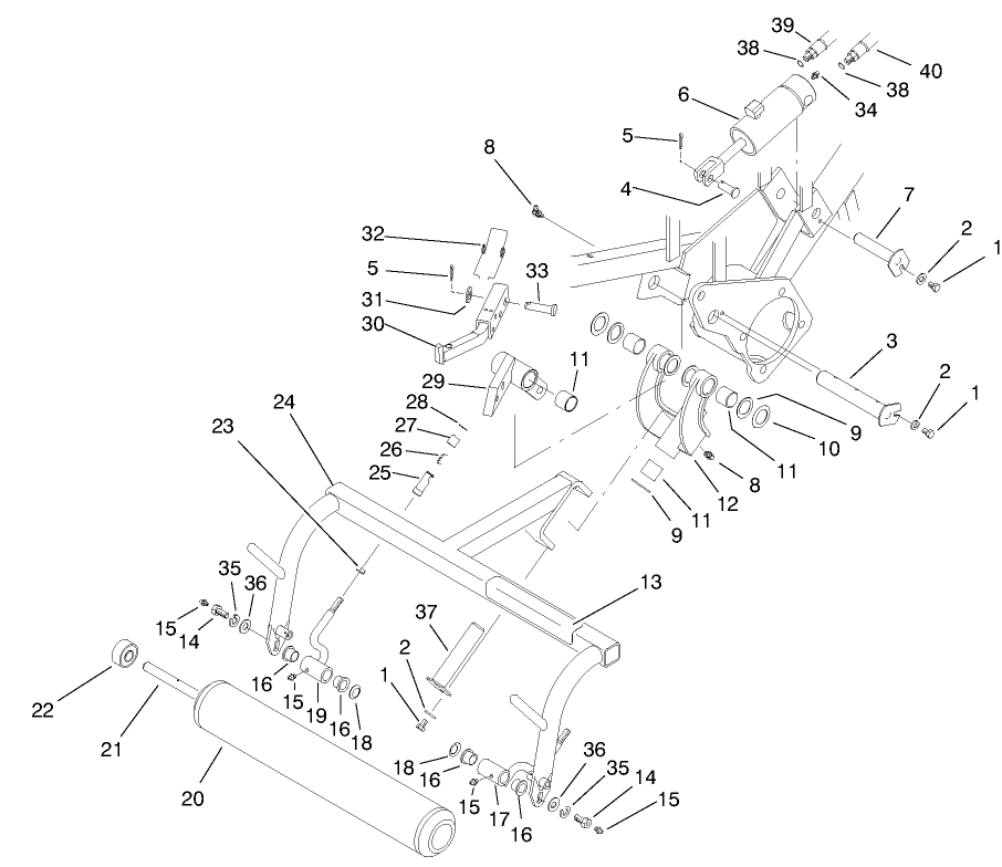 Pull Frame Assembly L.h.