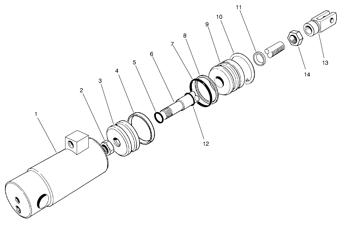 Hydraulic Cylinder Assembly No. 83-2580
