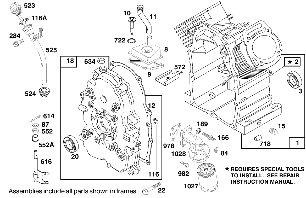 Engine Briggs & Stratton Model 303447-1179-A1
