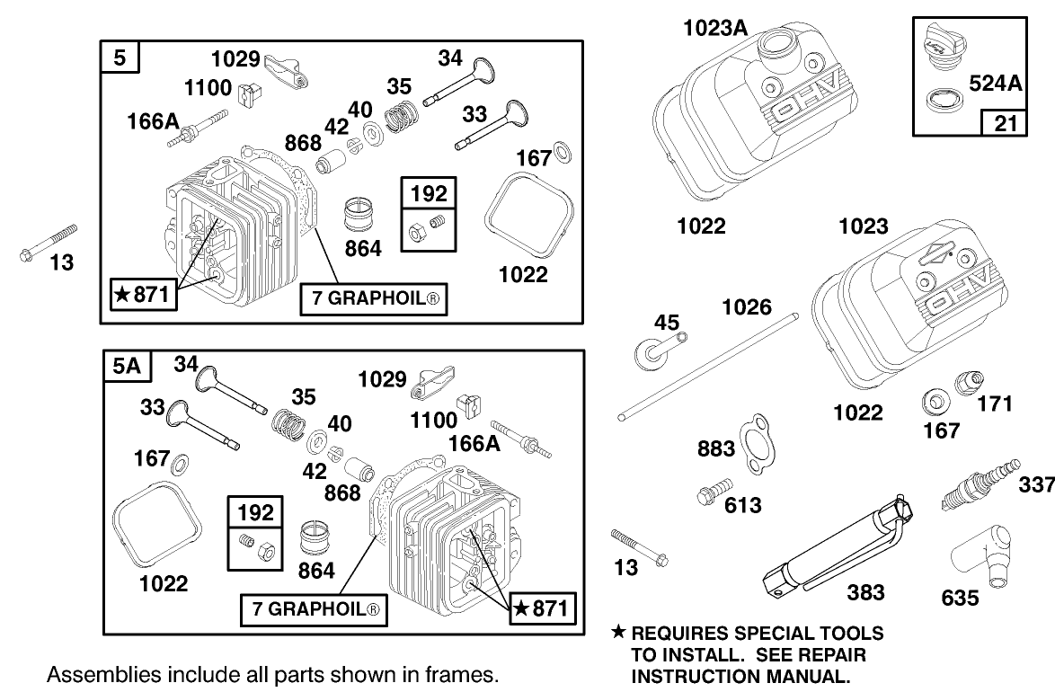 Engine Briggs & Stratton Model 303447-1179-A1