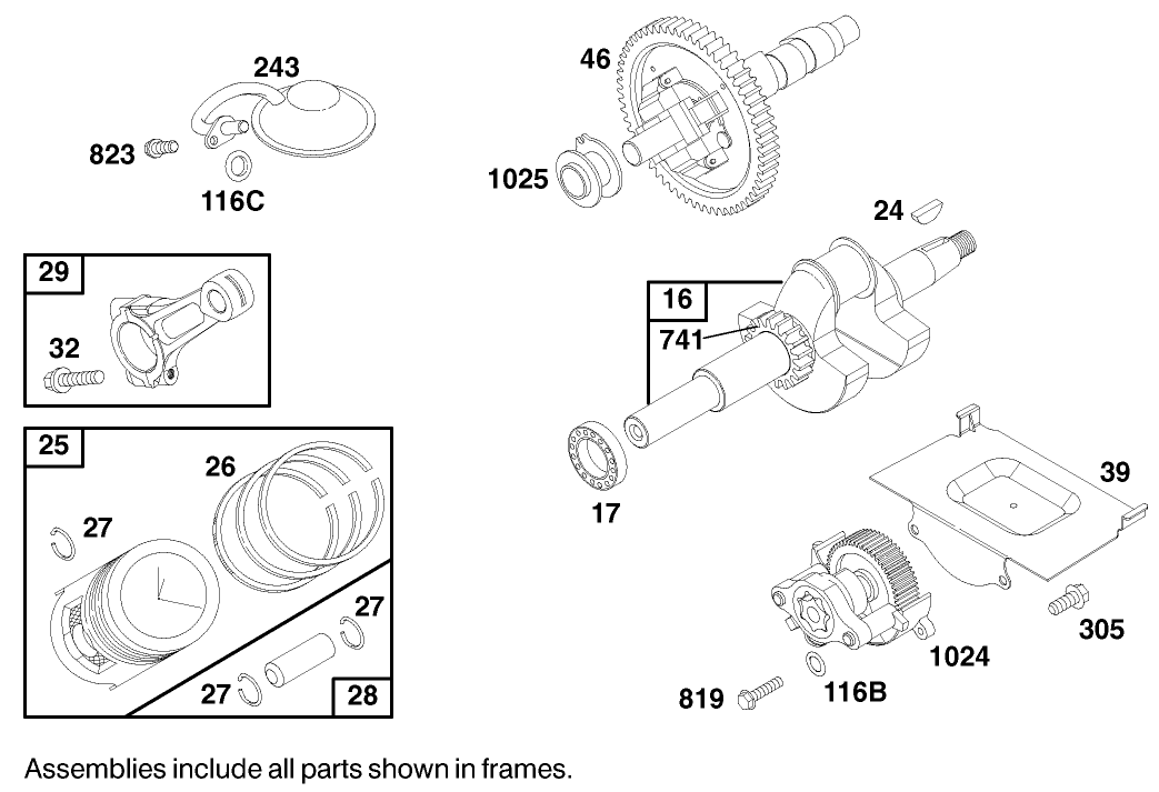 Engine Briggs & Stratton Model 303447-1179-A1
