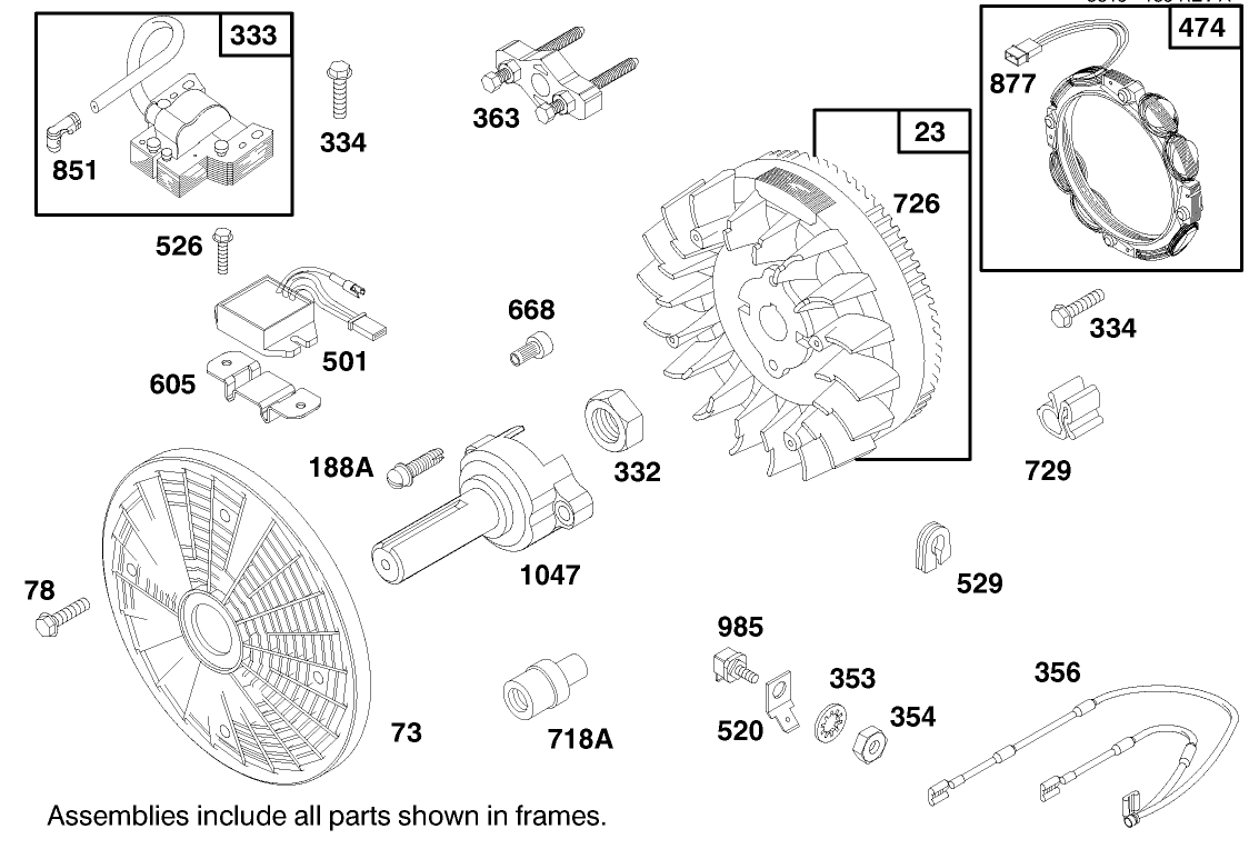Engine Briggs & Stratton Model 303447-1179-A1