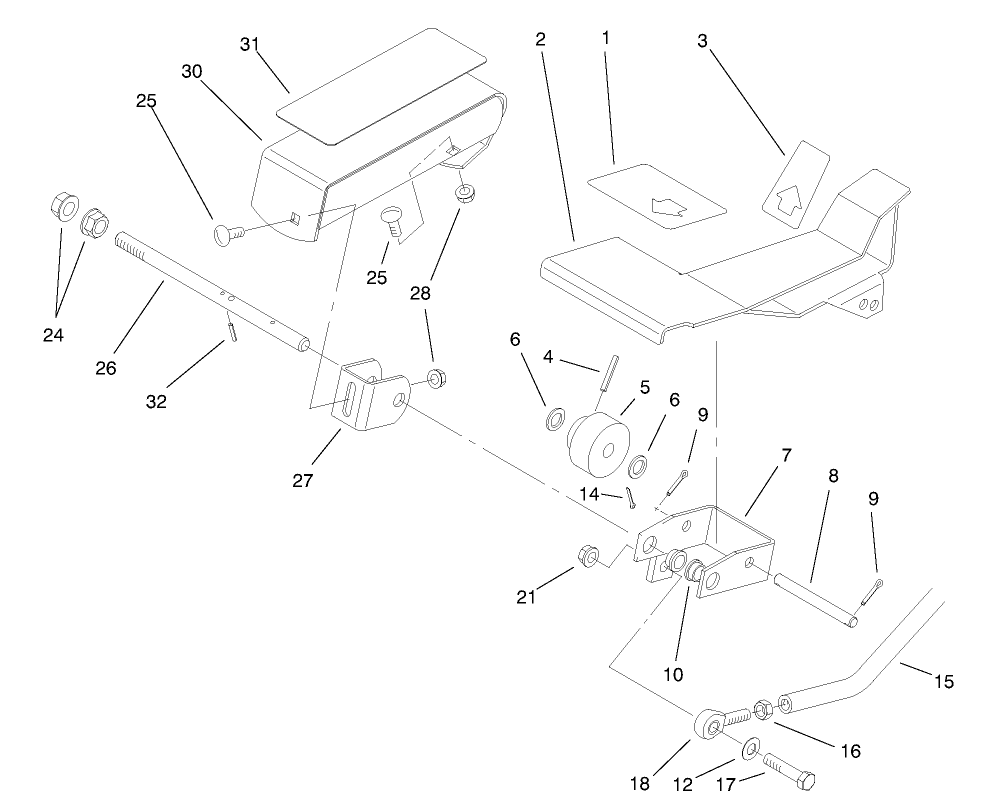 Traction Pedal Assembly