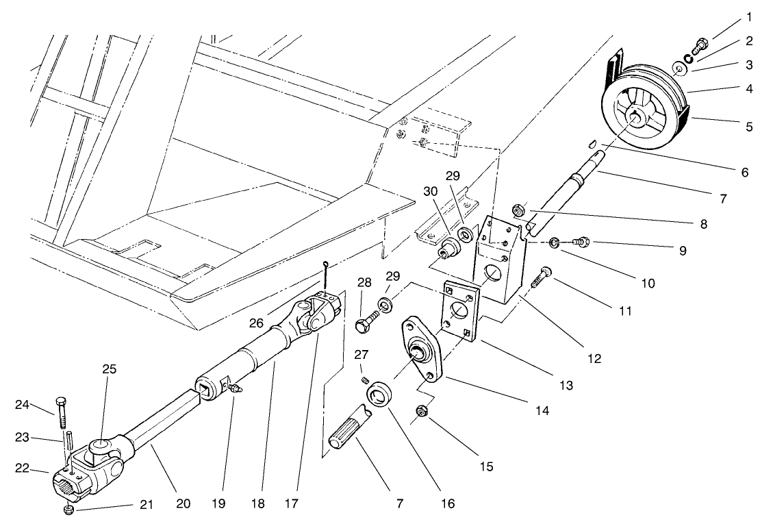 Drive Shaft & Power-Take-Off Assembly