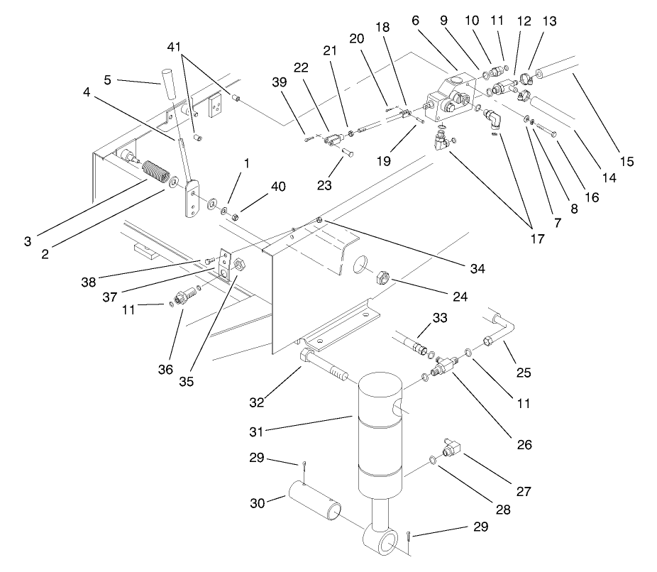 Hydraulic Lift System Assembly
