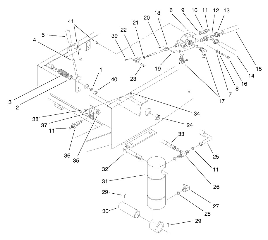 Hydraulic Lift System Assembly