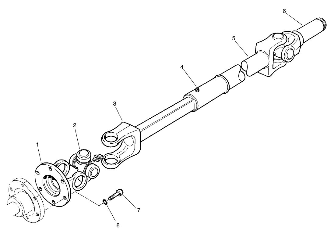 Drive Shaft Assembly No. 92-5084