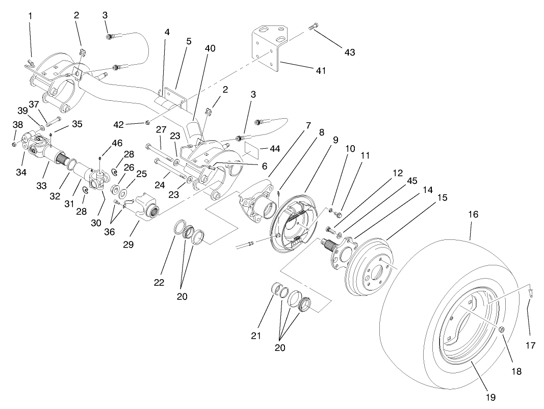 Rear Axle Assembly