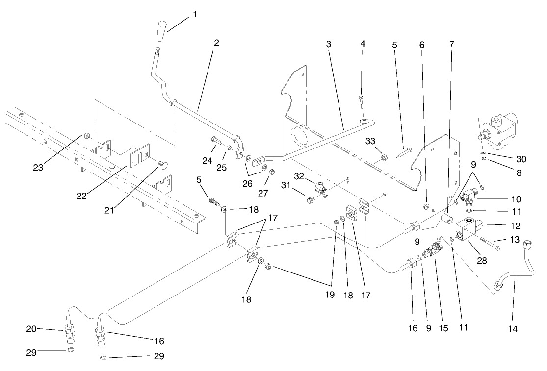 Lift Valve Linkage Assembly