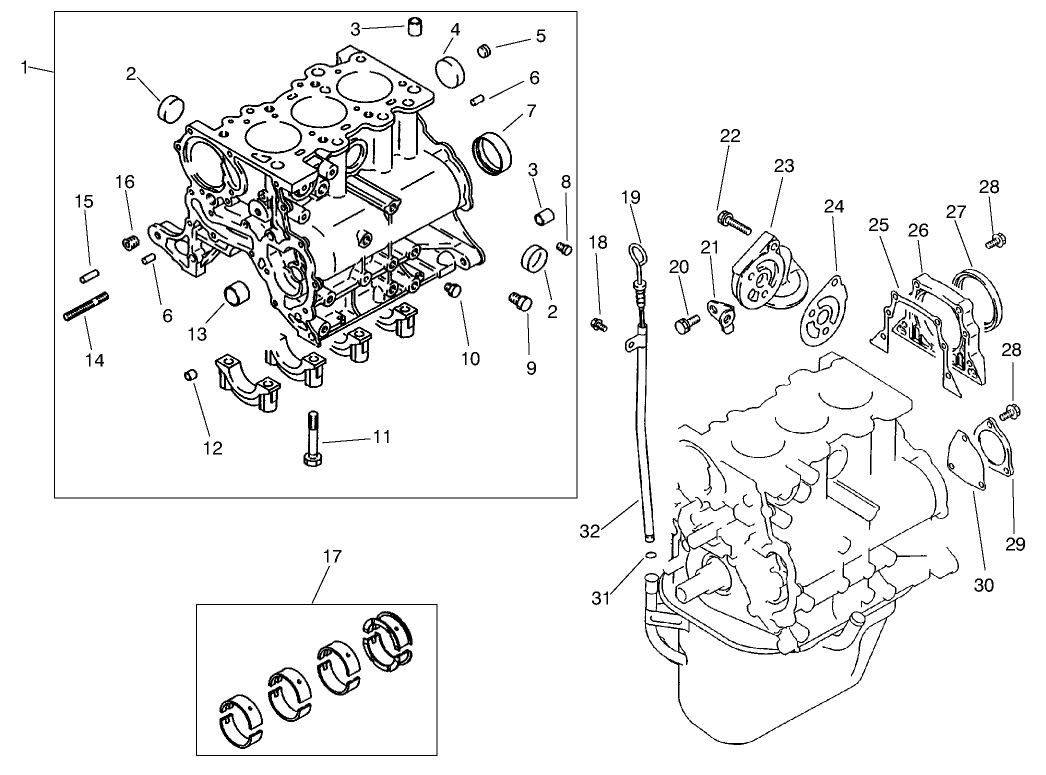 Cylinder Block Assembly