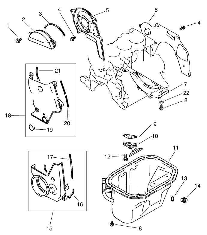 Covers & Oil Pan Assembly