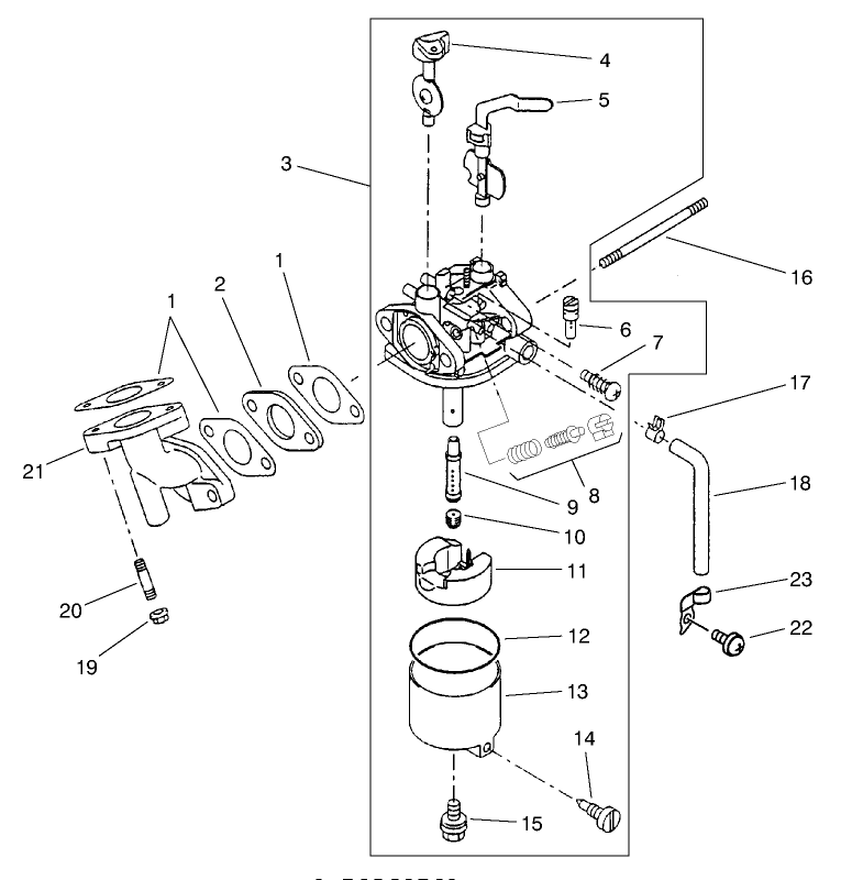 Engine Carburetor Assembly