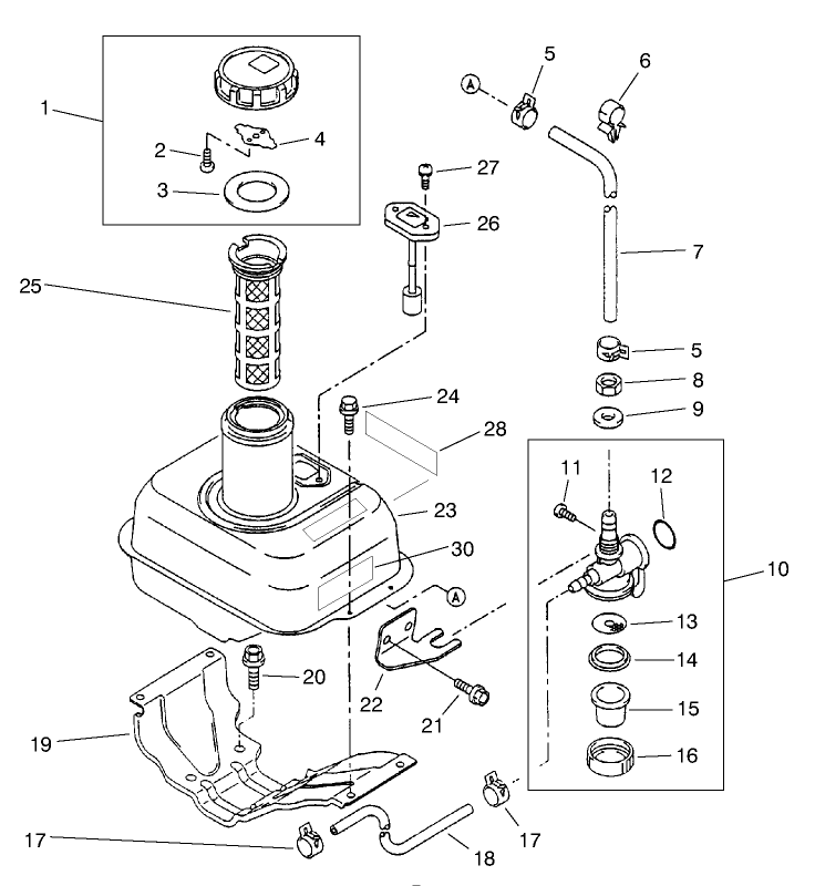 Engine Fuel Tank Assembly