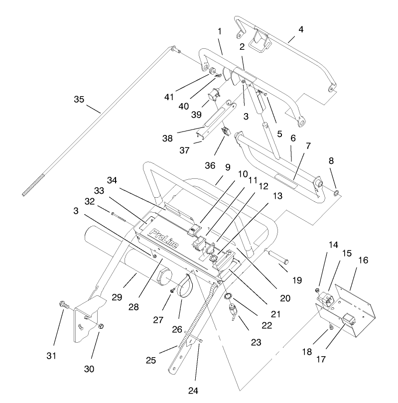 Handle And Control Panel Assembly