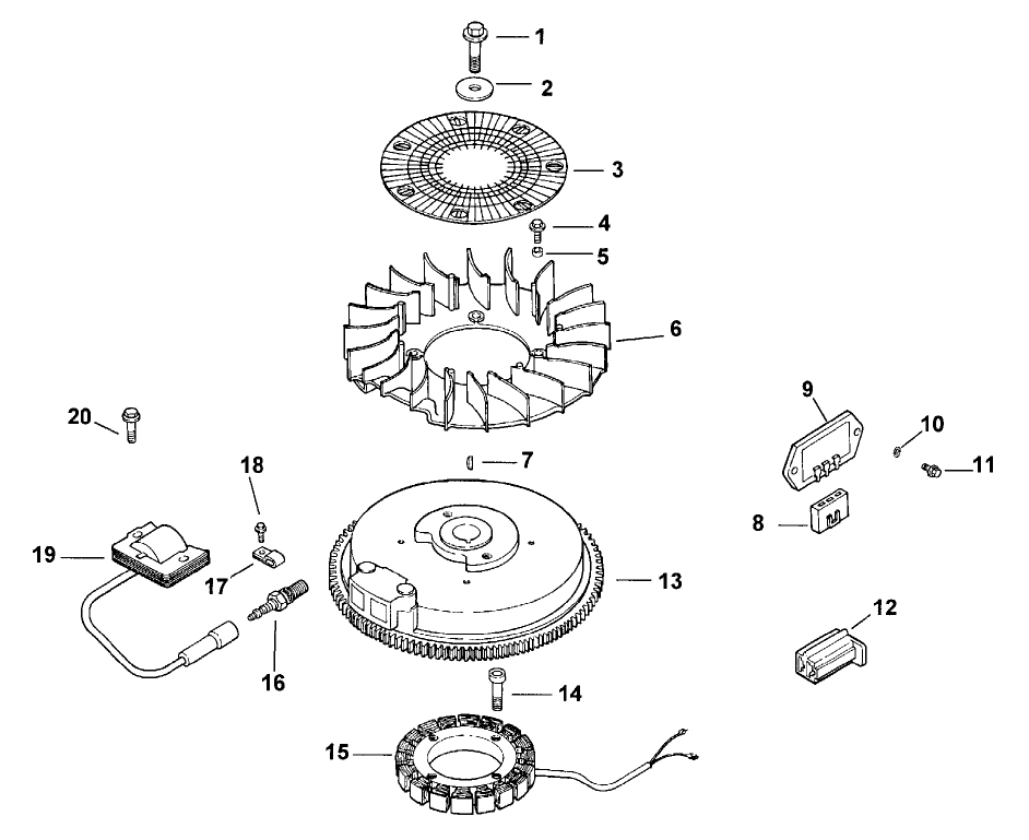 Ignition/electrical-Engine Kohler Model No. Cv131 Spec 21524